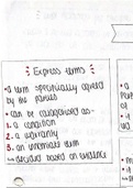 Express and implied terms notes