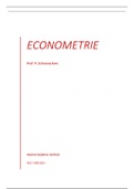 Econometrie samenvatting HOC en WPO 2020-2021