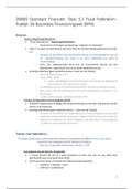 Publieke-financi&euml;n -Topic 5&period;2 Fiscal Federalism-Praktijk&colon; De Bijzondere Financieringswet &lpar;BFW&rpar;