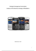 Analysis of the Business Strategy of BlackBerry 