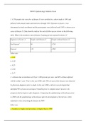 NR503 Epidemiology Midterm Exam/Already Graded/Verified Answer/ Updated