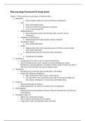 NURSING 101 Pharmacology Proctored ATI Study Guide (Complete)