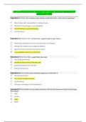  HIST 410 final exam trial questions with correct answers highlighted on yellow mark 2020  