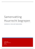 Samenvatting Huurrecht begrepen, 3e druk, ISBN: 978-94-6290-494-1.