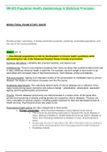 NR503 &sol; NR 503&colon; Population Health&comma; Epidemiology & Statistical Principles Final Exam Study Guide &lpar;Winter 2021&rpar; Chamberlain College Of Nursing