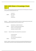 NSG 6005 Week 4 Knowledge Check Quiz 2 &lpar;Download to Score an A&rpar;