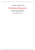 RESUMEN COMPLETO DE Economia Espanyola