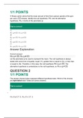MATH 225N MATHmath225n week6quiz statistics complete solution questions and answers graded A 2021