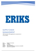 Case uitwerking Supply chain management  cijfer&colon; 8&comma;5