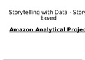 Storyboard for Analytics Project of Amazon