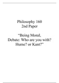 Being Moral, Debate_Who are you with_Hume or Kant?