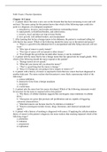 N461 Exam 1 Med-surg Practice Questions