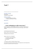 Taak 7 bedreigingen van gezondheid