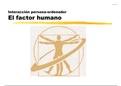 Interacción persona-ordenadorEl factor humano