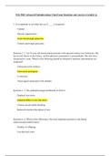 NSG 5003 Advanced Pathophysiology Final Exam Questions and Answers (Graded A).