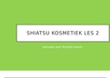 Presentatie: hoofdstuk 2 De complete methode Shiatsu Kosmetiek, ISBN: 9789073930353