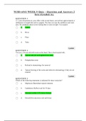 NURS 6541 WEEK 5 Quiz &ndash; Question and Answers 2 Sets &lpar;Graded A&rpar;&period;