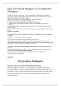 BUS 508 week4 Assignment 2 Competitive Strategies       Choose an industry in which two or more companies has historically competed to maintain a significant share of the marketplace. These could include: Coca-Cola and Pepsi-Cola, Apple and Microsoft, GM 