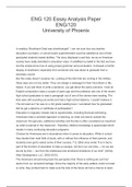 ENG 120 Essay Analysis Paper   ENG/120   University of Phoenix               In reading ' Shorthand Grad was shortchanged', I am not sure how any teacher, education counselor, or school board superintendent could be satisfied at one of their gradua