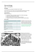 Nederlandse college aantekeningen Gerontology