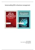 Samenvatting volledig boek ERP en Business Management