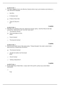 ENGL 216 Quiz 4, Questions and Answers(100% correct) A Graded