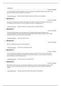 NURS 6501N Final Exam BUNDLE -Questions and Answers (2020 Exams) All GRADED A
