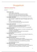 Samenvatting Druggebruik