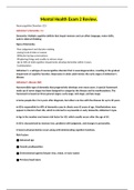 NR 326 - Mental Health Exam 2 Review July 2020&period;