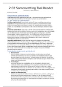 Samenvatting Reader Ontwikkeling in kaart brengen Taal 2&period;02