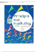 Samenvatting Principes van marketing, ISBN: 9789043034098