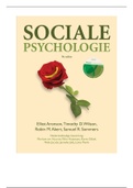 Samenvatting sociale psychologie van de minor Toegepaste Psychologie 2020/2021 9e editie 