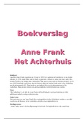 Boekverslag Anne Frank het Achterhuis 