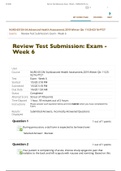 NURS-6512N-34 Test Prep Week 6 &sol;Questions And Answers 2021