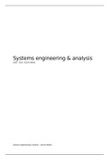 [Systems engineering & analysis ] Tweede jaar ITFactory