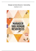 Samenvatting Managen van Human Resources H1 t/m 8 (HRM)