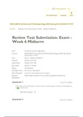 NURS 6501 N-32 Advanced pathophysiology week 6 midterm exam