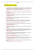NR 509 Week 2 Questions And Answers&lpar;Rated A&rpar;