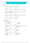 MIS 505 Final Exam Review 2 Questions & Answers. Chapter 9: Advanced Modularization Techniques