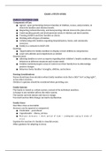 NR 328 Exam 1 Study Guide (PEDS) Chamberlain College of Nursing