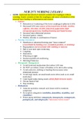 NUR 2571 Nursing 2 exam 1 GI Questions /Answers Study Guide