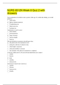 NURS 6512N Week 8 Questions with Answers&lpar;Excellent scores&rpar;A&plus;