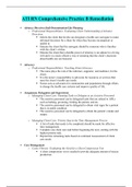 ATI RN Comprehensive Practice B Remediation &lpar;ALREADY GRADED A&rpar;