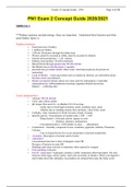 PN1 Exam 2 Concept Guide 2020/2021