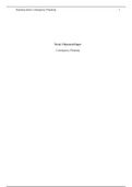 Contingency plan Research Paper
