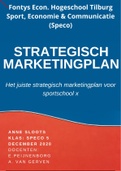 Voorbeeld scriptie SPECO strategisch marketingplan sportschool geslaagd dec 2020 (7.2)