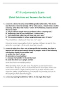ATI Fundamentals Exam 2021&sol;2022 Updated