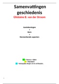 Samenvatting MEMO geschiedenis h1 tm h13 die je leven kan redden &colon;&rpar;  &lpar;aantekeningen&comma; kenmerkende aspecten&comma; kern&comma; begrippen&rpar; 