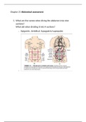 NR 304 Abdominal Assessment Questions and Answers with Explanations&comma; 100 Correct&comma; Download to Score A