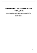 Ontwikkelingsgspsychopathologie (PSMOB-3) Hoorcollege aantekeningen (HC1 t/m HC7)
